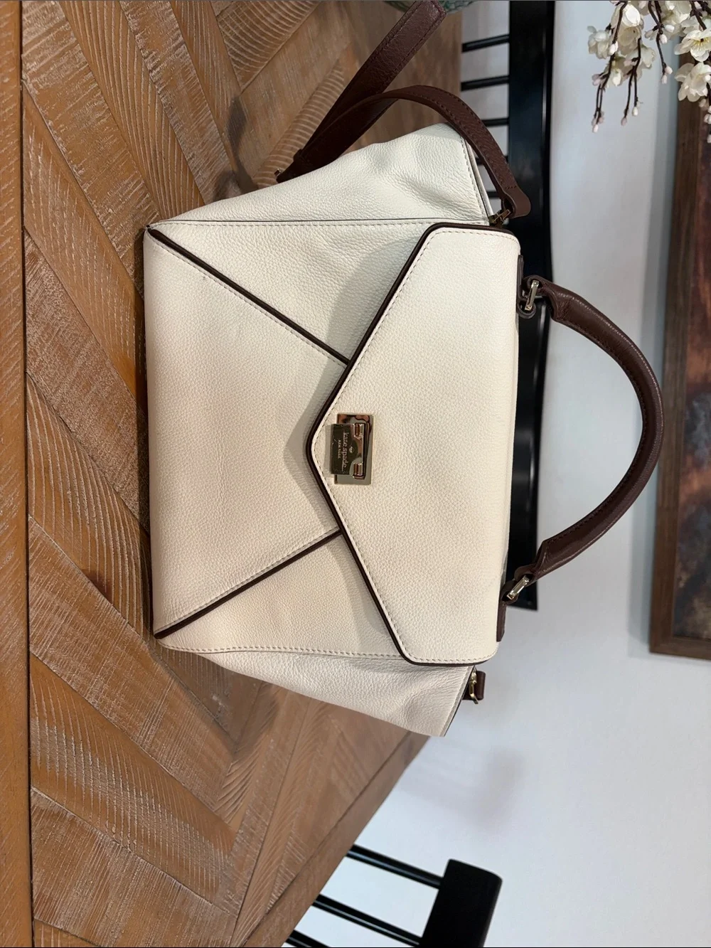 kate spade structured cream